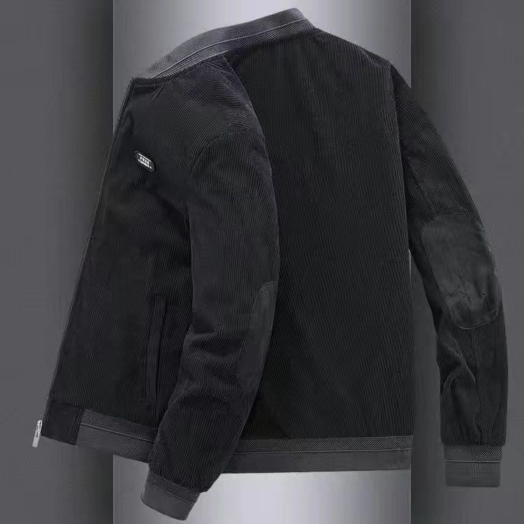 Jackets for men in autumn and winter new style work clothes loose corduroy baseball collar retro trendy jacket for men