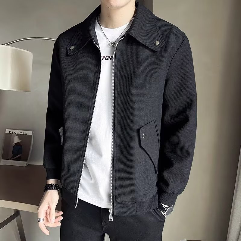 Sexy jacket men's spring and autumn Korean style trendy casual work jacket men's new high-end top