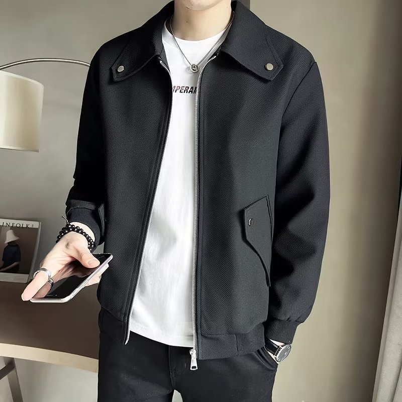 Sexy jacket men's spring and autumn Korean style trendy casual work jacket men's new high-end top