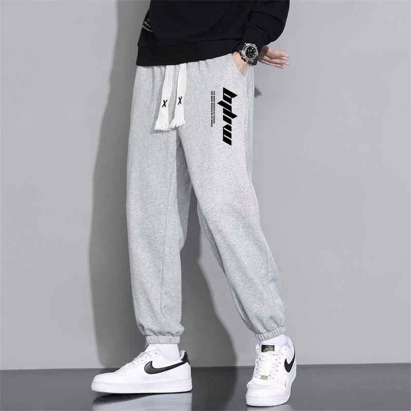 Trendy Harem pants new fashion trendy brand summer men's youth trendy casual pants nine-point pants loose-fitting print