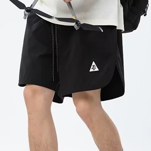 Mountain retro casual shorts summer trendy brand simple men's versatile shorts sports five-point pants