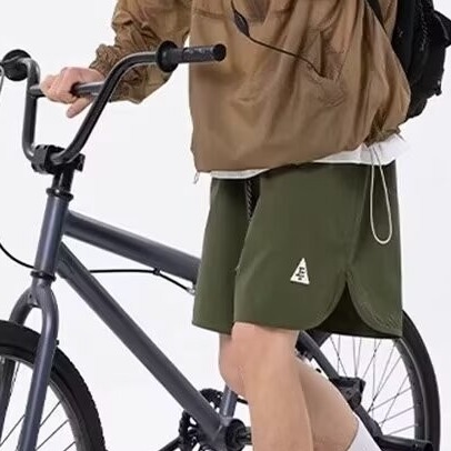 Mountain retro casual shorts summer trendy brand simple men's versatile shorts sports five-point pants