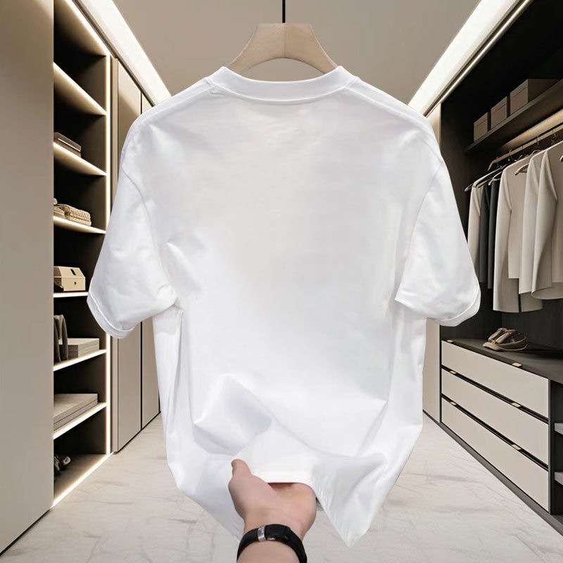 Short-sleeved T-shirts for men and women, the same summer new trendy brand casual loose ins versatile couple T-shirt tops