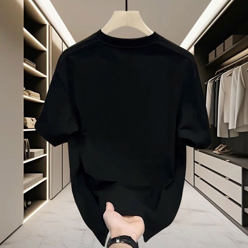Short-sleeved T-shirts for men and women, the same summer new trendy brand casual loose ins versatile couple T-shirt tops